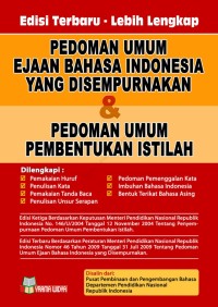 Image of pedoman umum ejaan bahasa indonesia yang di sempurnakan