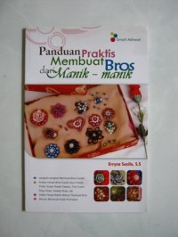 Image of paduan praktis membuat bros dari manik manik