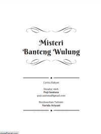 Image of Misteri Banteng Wulung
