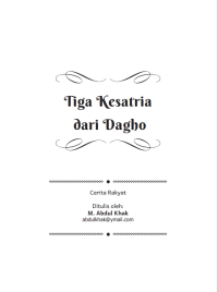 Image of Tiga Kesatria dari Dagho