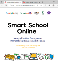 Image of Modul Smart School Online Mengaplikasikan Penggunaan Internet Sehat dan Cerdas di Sekolah Panduan bagi Guru dan Orang Tua